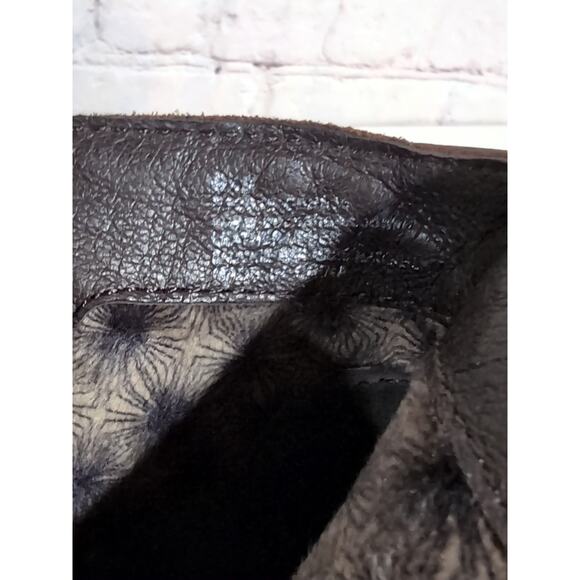 Born Alter Cognac Brown Leather Ankle Boot Women's Size 9.5 Side Zip EUC - Picture 14 of 14